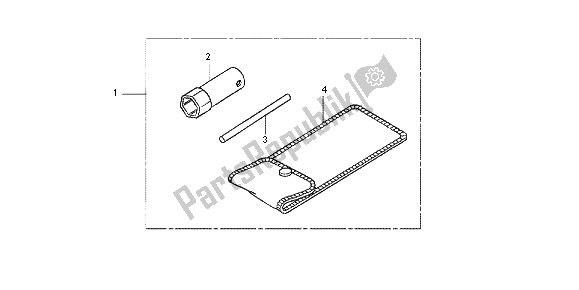 All parts for the Tools of the Honda CRF 70F 2012