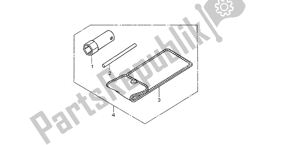 Tutte le parti per il Utensili del Honda CRF 70F 2011