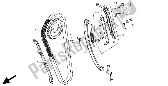 Todas las partes para Cadena De Levas Y Tensor de Honda CA 125 1998