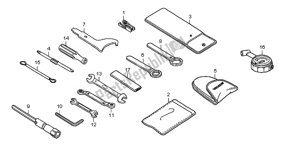 Todas las partes para Herramientas de Honda CBF 1000 TA 2008