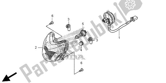 Todas las partes para Faro (reino Unido) de Honda SH 300 RA 2013