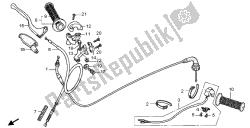 Manejar palanca e interruptor y cable