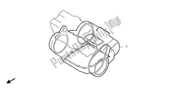 Alle onderdelen voor de Eop-2 Pakkingset B van de Honda CBR 1000F 1989