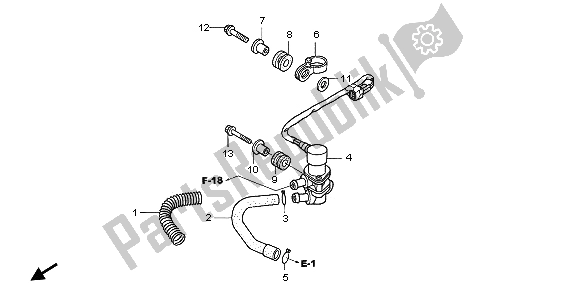 Tutte le parti per il Valvola Solenoide del Honda SH 150 2008