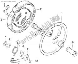 FRONT BRAKE PANEL