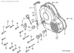 couvercle de carter droit