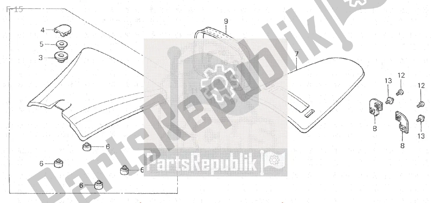 Wszystkie części do F-15 Honda NSR 250 1994