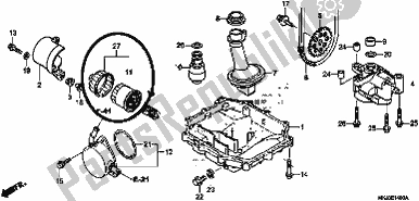 Todas las partes para Oil Pan/oil Pump de Honda CB 1000 RA 2018