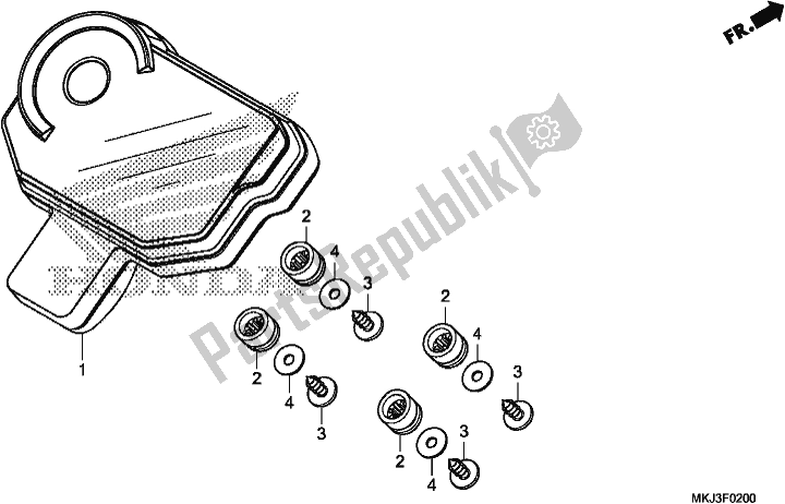 All parts for the Meter of the Honda CB 1000 RA 2019