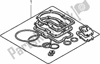 All parts for the Gasket Kit A of the Honda CB 125E 2018
