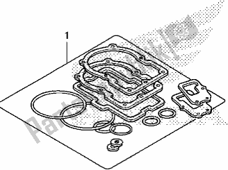 Tutte le parti per il Kit Guarnizioni A del Honda CB 500 XA 2018