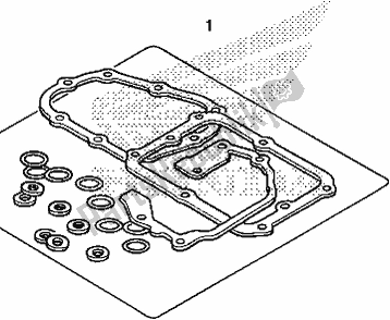 Tutte le parti per il Kit Guarnizioni B del Honda CB 500 XA 2018