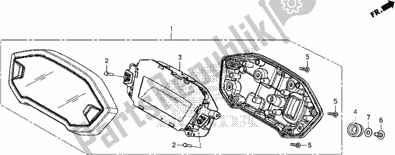 Tutte le parti per il Metro del Honda CB 500 XA 2018