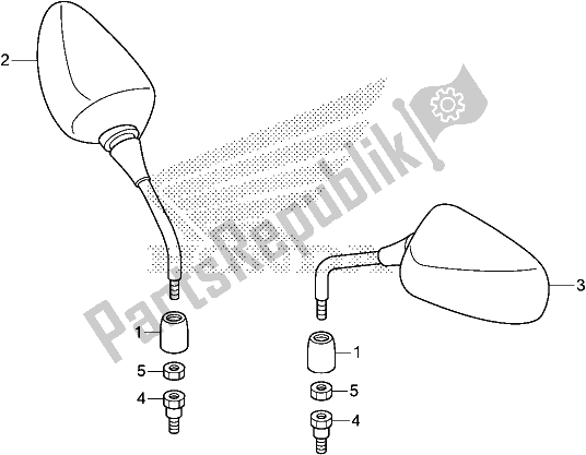 Toutes les pièces pour le Miroir du Honda CB 500 XA 2018