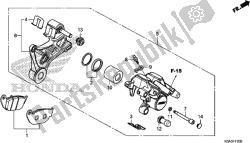 REAR BRAKE CALIPER