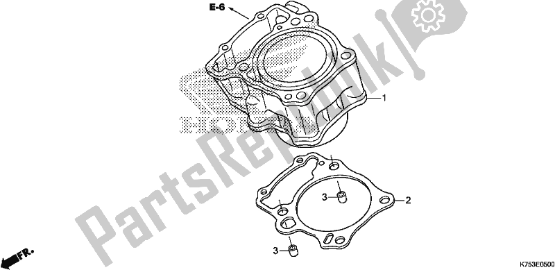 Wszystkie części do Cylinder Honda CBR 300 RA 2017