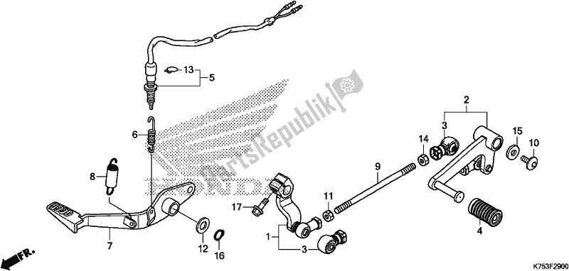 Wszystkie części do Peda? Honda CBR 300 RA 2017