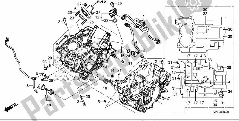 Wszystkie części do Korbowód Honda CBR 500 RA 2019