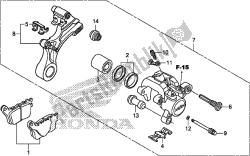 REAR BRAKE CALIPER