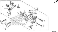 REAR BRAKE CALIPER