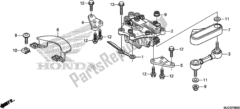 Toutes les pièces pour le Amortisseur De Direction du Honda CBR 600 RR 2018