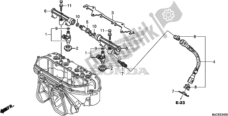 Alle onderdelen voor de Brandstofverstuiver van de Honda CBR 600 RR 2019
