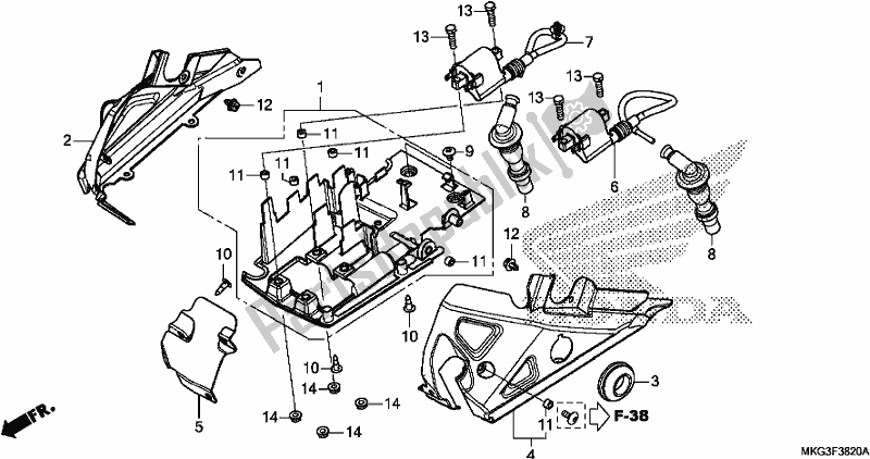 Tutte le parti per il Bobina Di Accensione del Honda CMX 500A 2019