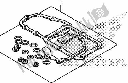 All parts for the Gasket Kit B of the Honda CRF 1100D2 L/D4 /D4 Africa Twin 2020