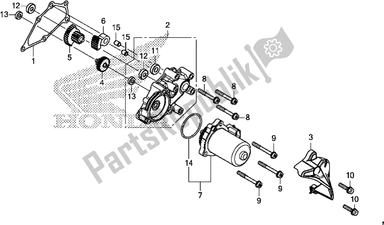 Tutte le parti per il Riduttore del Honda CRF 1100D2 L/D4 /D4 Africa Twin 2020