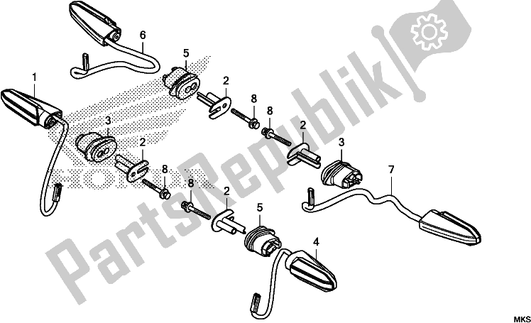 Todas las partes para Guiño de Honda CRF 1100D2 L/D4 /D4 Africa Twin 2020