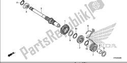 KICK STARTER SPINDLE