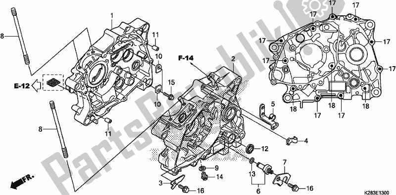 Wszystkie części do Korbowód Honda CRF 125F 2018