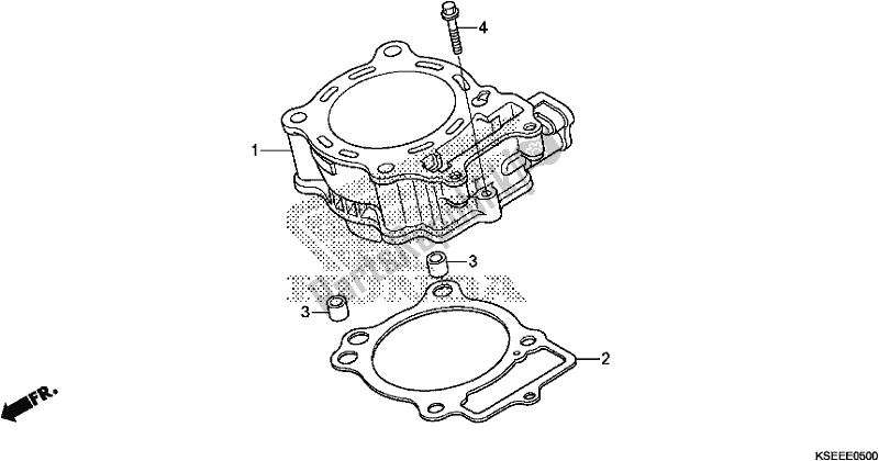 Tutte le parti per il Cilindro del Honda CRF 150 RB 2018