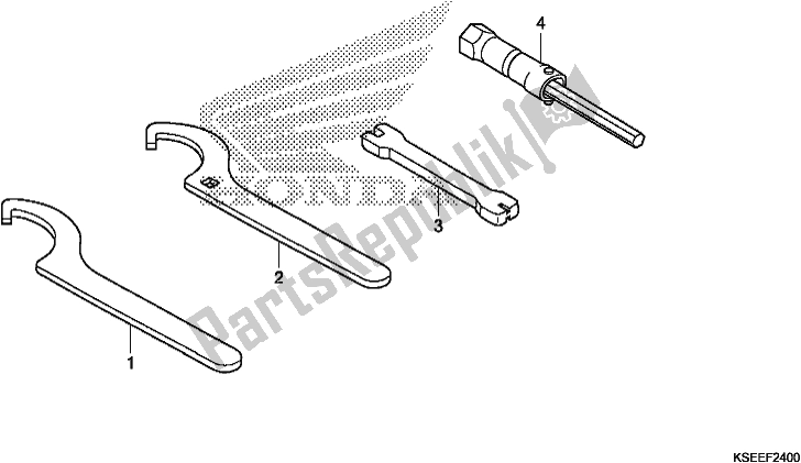 Todas las partes para Herramienta de Honda CRF 150 RB 2018