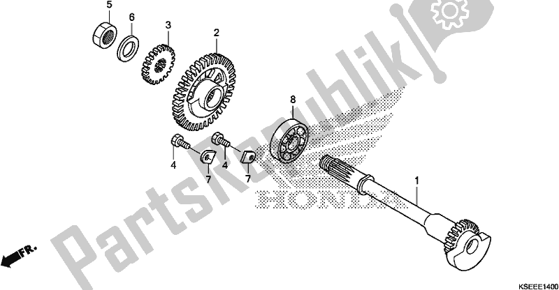 Tutte le parti per il Equilibratore del Honda CRF 150 RB 2020