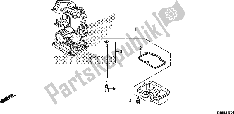 Tutte le parti per il Carburatore O. P. Kit del Honda CRF 150 RB 2020