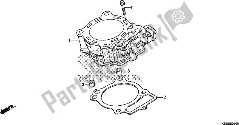 Tutte le parti per il Cilindro del Honda CRF 150 RB 2020