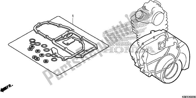 Todas las partes para Kit De Juntas B de Honda CRF 150 RB 2020