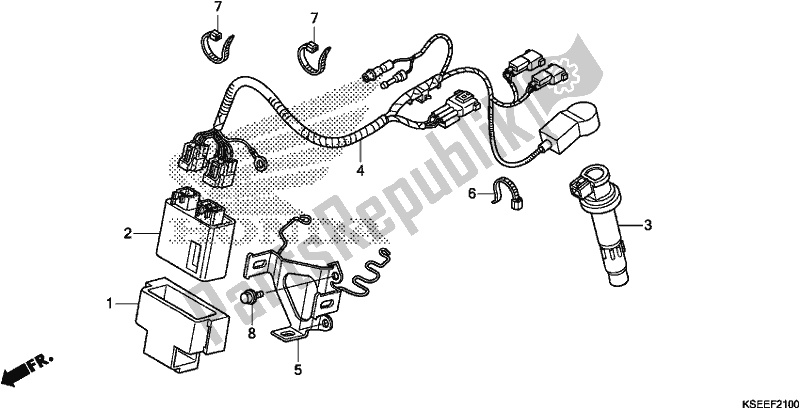 Toutes les pièces pour le Faisceau De Câbles du Honda CRF 150 RB 2020