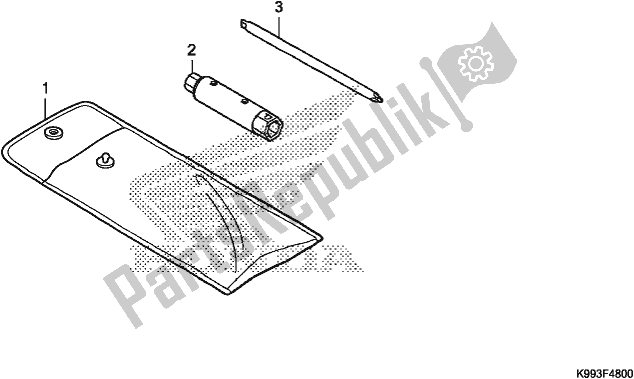 Tutte le parti per il Utensili del Honda CRF 250F 250 R 2020