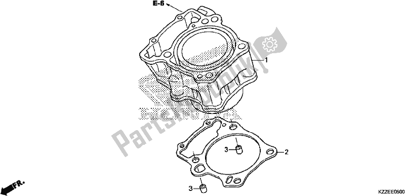 Wszystkie części do Cylinder Honda CRF 250L 2017