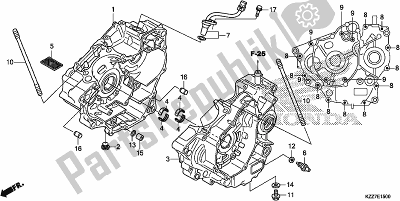 Wszystkie części do Korbowód Honda CRF 250 LA 2019