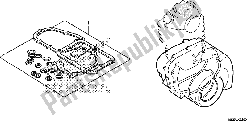 Toutes les pièces pour le Kit De Joint B du Honda CRF 450L 2019