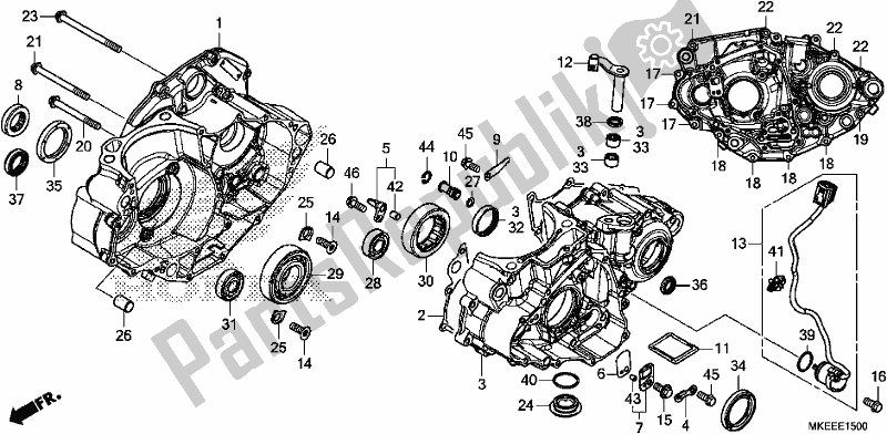 Tutte le parti per il Carter del Honda CRF 450R 2020