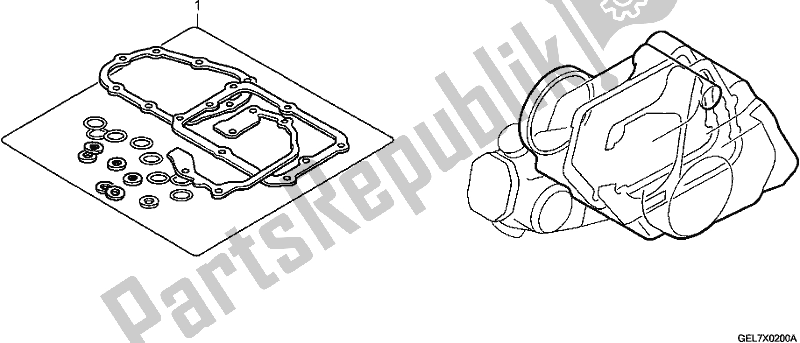 Toutes les pièces pour le Kit De Joint B du Honda CRF 50F 2020