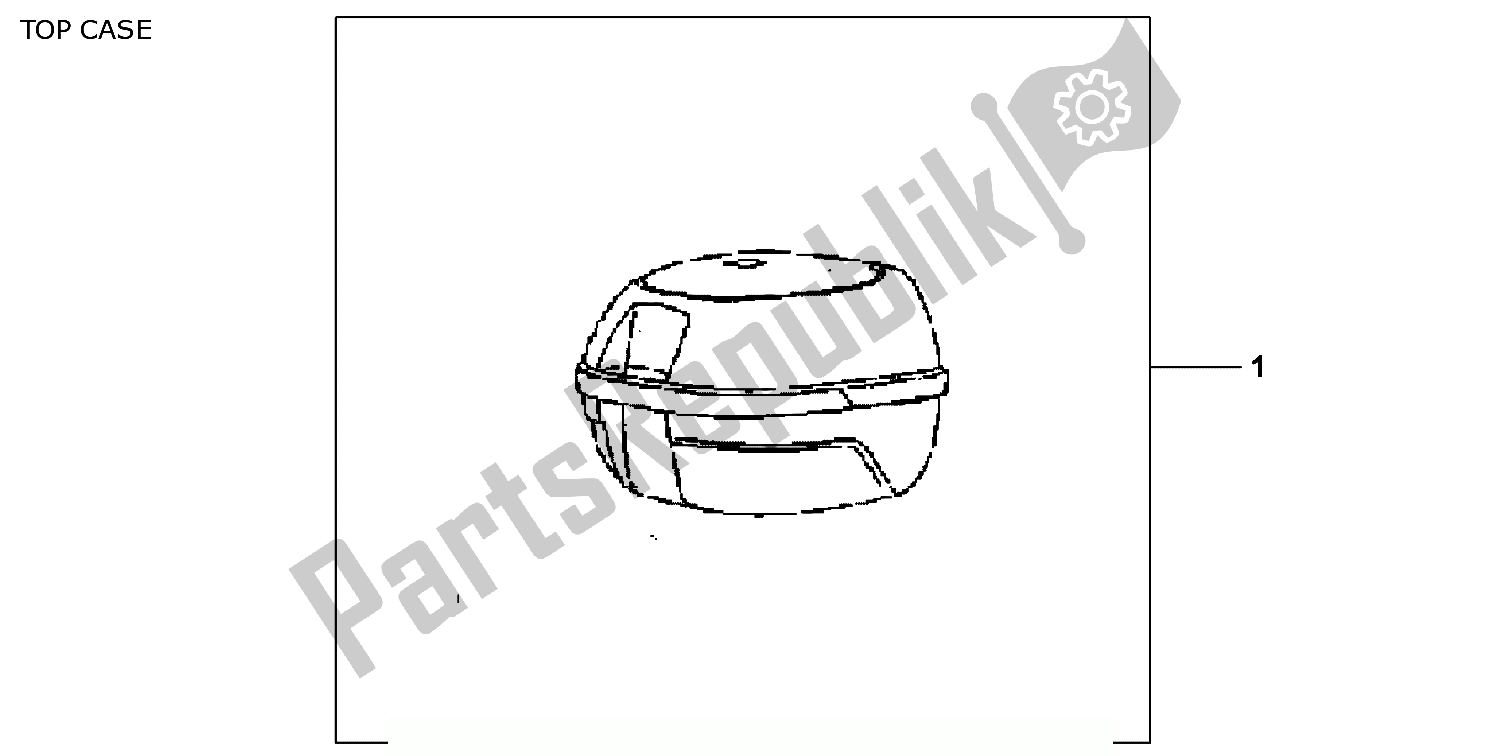 Toutes les pièces pour le Top Case du Honda FES 250 Foresight W Netherlands KPH 1998