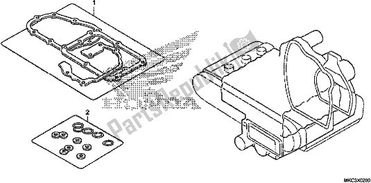 Todas las partes para Kit De Juntas B de Honda GL 1800 Goldwing Tour Manual 2018