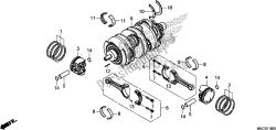 vilebrequin / piston