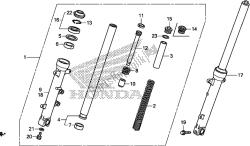 tenedor frontal