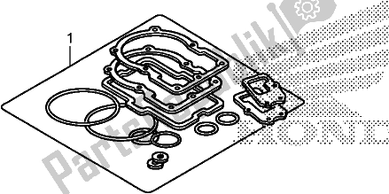 All parts for the Gasket Kit A of the Honda NC 750 XA 2019